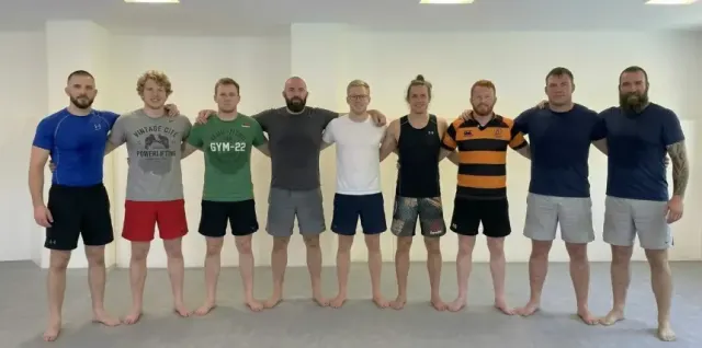 Stag group after session
